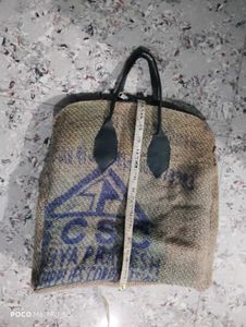Boho Jute Tote Bag pek of 2
