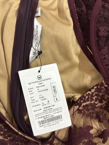 Marron Miss Chase Flared Gown