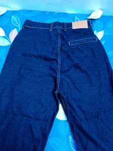 Dark Wash Wide Leg Denim Jeans