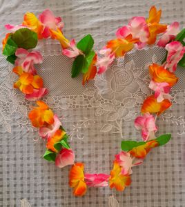 For HIM &amp; HER - Hawaiian Party Flower Garland Set