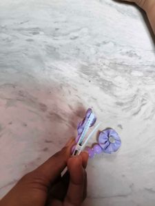 Cute Lavender Flower  hair clips