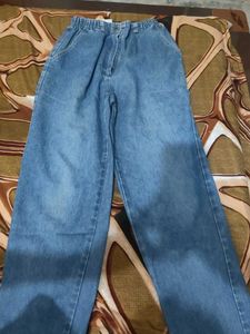 Vintage Wash Denim Pants