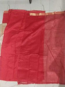 Cotton Silk Diamond Work Saree With blouse