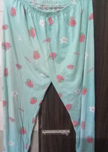 Cute Strawberry Print Pajama Pants