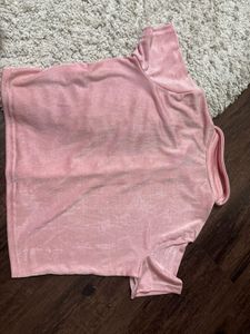 Chic Pink  Button-Up Top