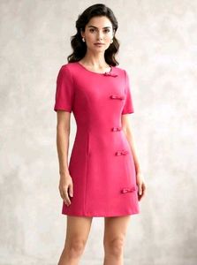 Bow Red Dress