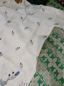 kurti with pajama printed as shown
