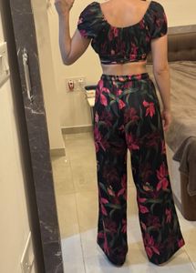 HWW Jungle Printed Co-ord, S, New with tag