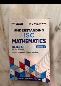 Understanding ISC Mathematics - Class XII