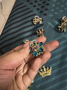 Sparkling Rhinestone Hair Clips Set