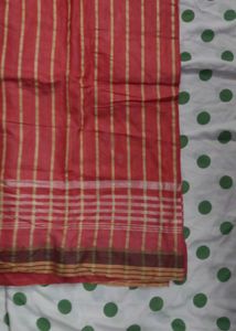 Elegant Striped Saree