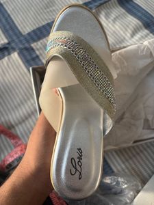 Sparkling Wedge Sandals