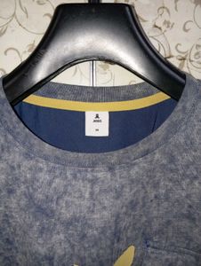 jkids Grey Marbled Star Pocket T-Shirt