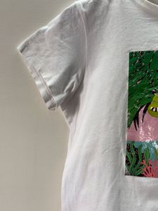 Cute Graphic Tee with Nature Print