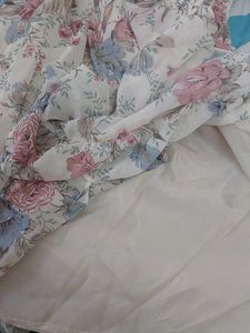 Floral Print Puff Sleeve Mini Dress