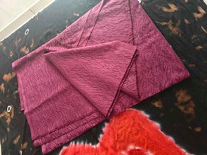 Purple Floral Print Fabric