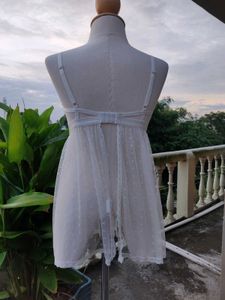 Lace Trim Babydoll Lingerie