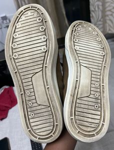 FREE DELIVERY Stylish Brown Leather Sneakers