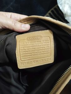 Coach Signature Canvas Shoulder Bag