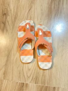 Striped Slip-On Sandals