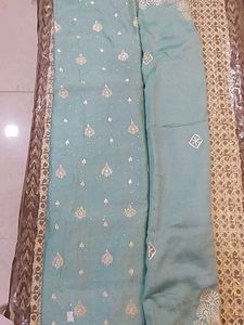 Beautifully Embroidered unstitched Set