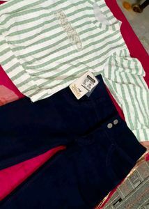 # cool top and jeans set
