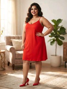 Red Sleeveless dress