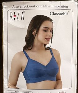 RIZA Comfortable Black Bra | Size 38 C