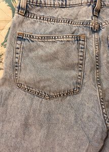 Light Wash Denim Cutoff Shorts