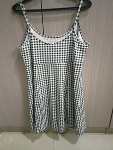 Forever 21 Gingham Print Spaghetti Strap Dress