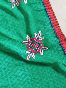 Printed Saree with Blouse Piece