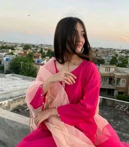 Vibrant Pink Kurta Set with Dupatta