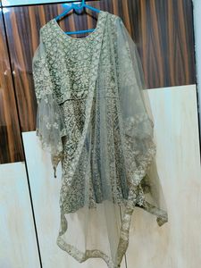 Heavy Party Wear Skirt With A Line Top N Dupatta