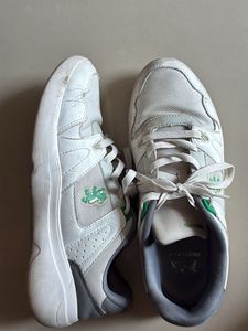 White Red Tape Sneakers