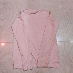 Pink "Story" Graphic Long Sleeve T-Shirt