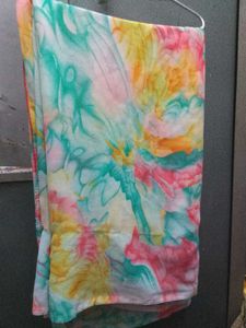 Vibrant Print Saree