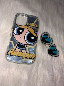 Powerpuff Girls iPhone16 Case &amp; Pop socket