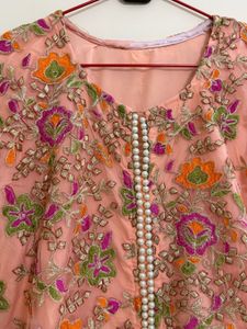 Festive Embroidered Kurta, pants and dupat