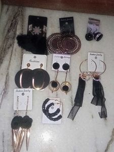 all in 250rs Assorted Fashion Earrings Bundle
