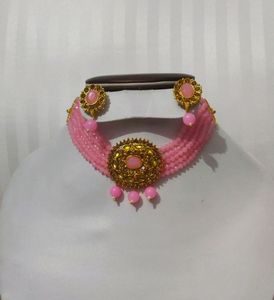 Pink Crystal Choker