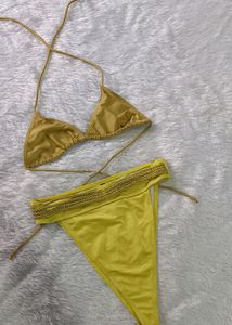 Sexy Golden Bikini Set