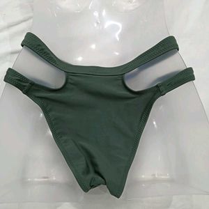 ⭐ Olive Green Strappy Bikini Bottom