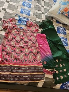 Beautiful Pink Stitched Salwar Suit