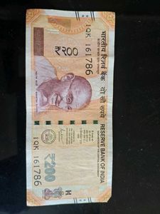 786 series 200 Rupees Note