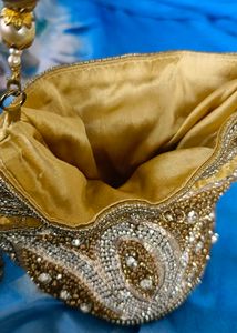Rhinestone Potli Bag