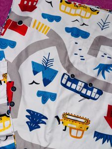 Cute Cars Bedding Set with 2 pillow covers