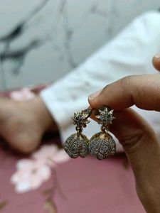 Sparkling Jhumka Earrings