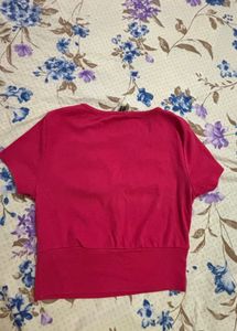 Pink Crop Top