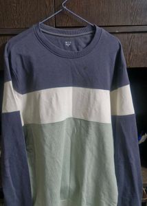 WES Striped Crew Neck Sweater