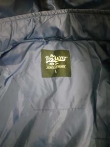 Roadster Blue Padded Jacket L
